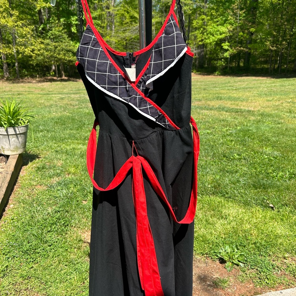 JT sundress black, red and white size 12 excellent condition